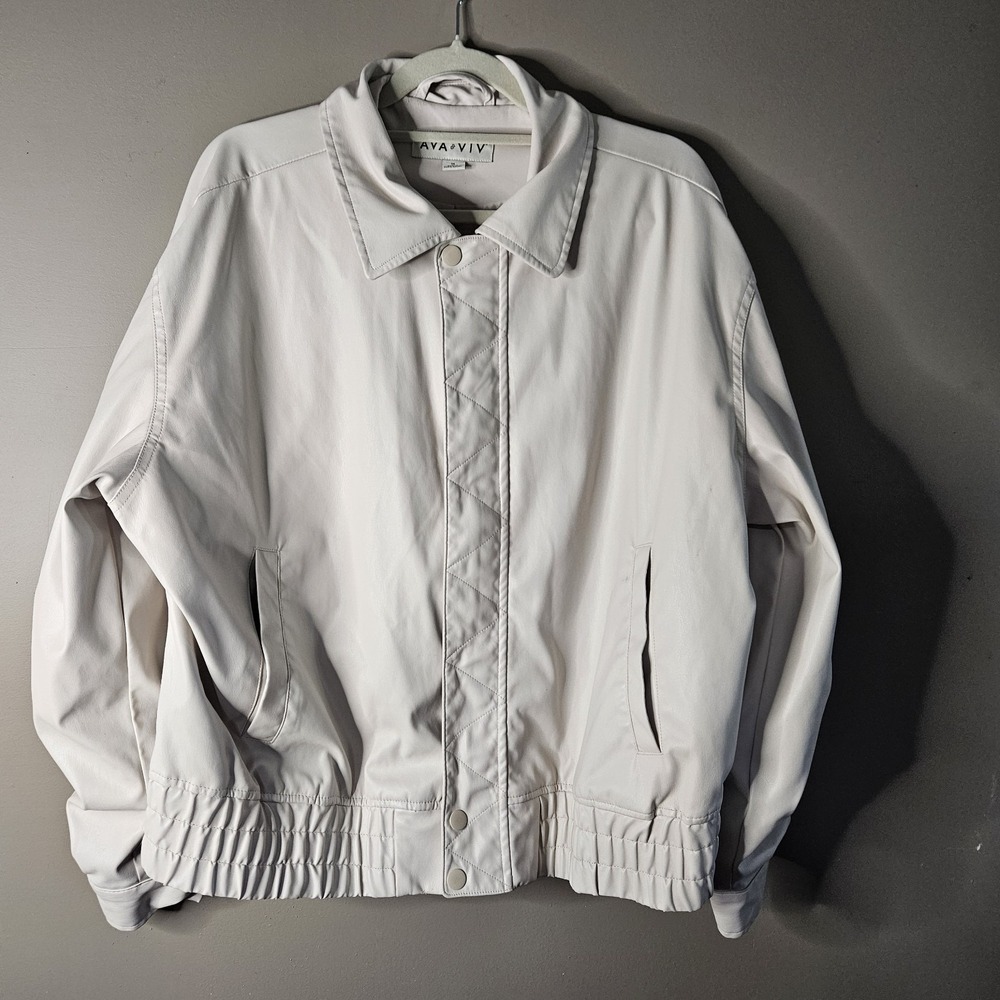 Ava & Viv Women's Jacket Size 1X PTP 25' Length 26 Long Sleeve